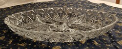 Lead crystal 4-compartment serving bowl (29*19 cm)