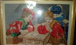 Counterfeit cards - tapestry - flawless frame - 60 x 80 - art&decoration