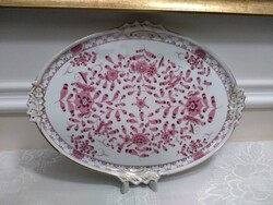Huge original Meissen antique porcelain tray with Waldstein pattern