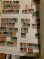 Deutsche Reich német birodalmi bélyegek sorok és részletek