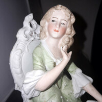 Antique baroque porcelain statue - 19 cm - art&decoration