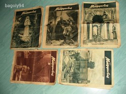 MAGYAR ERŐ képes hetilap ÖT SZÁMA 1943-1944 - II. VILÁGHÁBORÚ - rengeteg fénykép