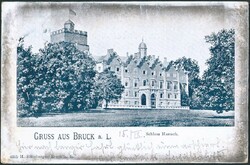Ausztria Bruck an der Leitha (Lajtabruck), Harrach-kastély 1899