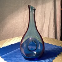 Retro artistic glass vase 39 cm.