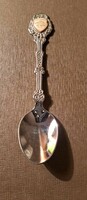 Old silver-plated decorative spoon 12 cm