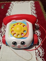 Baba -  /  gyerek  játék  -  Fisher Price gurulós telefon