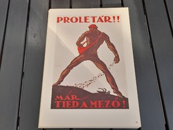 HUF 1 Soviet Soviet Communist Council Republic movement poster offset 15.