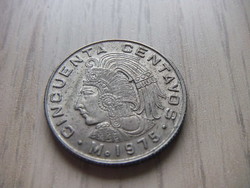 50 Centavos 1975  Mexikó