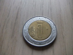 1 Peso 2006 Mexico