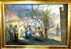Original painting by István Szőnyi, guaranteed by a museum review! For collectors
