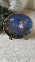 Beautiful, Mary Baxter fairy porcelain decorative plate, wall decoration