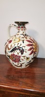 Zsolnay jug with Persian pattern, early family seal