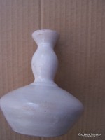 Retro váza 1960 körül  korongon formált érdekes forma alkalmi áron korongon formált mázas kerámia. j