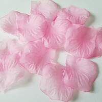 100db-os textil virágszirom, rózsaszirom, szirom csomagok RÓZSASZÍN színben