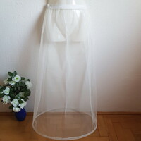 New, custom-made ecru 1-ring petticoat, tire, step reliever - over 100cm