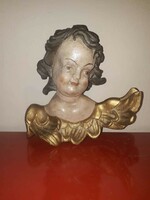 Wood carving / putto - angel