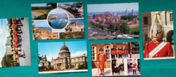 London, angliai városkép, városi panoráma, postatiszta képeslapok