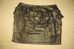 Solid shiny ruffled bronze skirt 16 marks & spencer size: 92 cm h: 48 cm