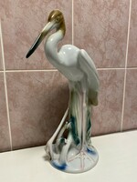 Stork large porcelain