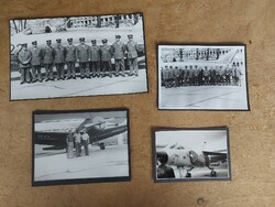 Korabeli katonafotók- fényképek repülősökről. 5 db egyben! - 573
