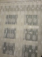 Huge vintage lace curtain