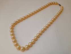 Old tekla string of large beads, necklace, 61 cm