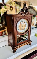 Rare Viennese Baroque table/mantel clock