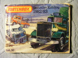 Matchbox modell katalógus 1982/83 -  német nyelvű 64 oldal