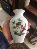 Herend porcelain vase, perfect, 12 cm, for a gift. Rotchild pattern
