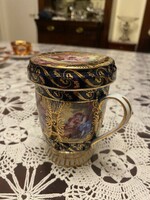 Meissen style porcelain tea cup