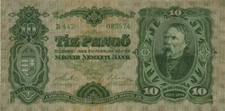 10 Pengő 1929 restored 2.