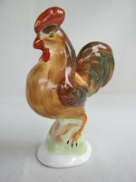 Bodrogkeresztúr ceramic hand-painted rooster 18 cm