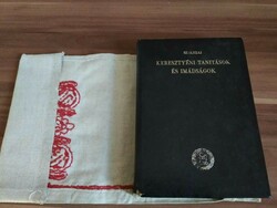 Keresztényi tanítások és imádságok,szerző: Szikszai György, 1986, írásos hímzésű védőborítóban