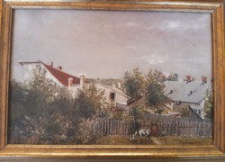 Mednyánszky László (1852-1919) - Itáliai vidék - 20 cm x 30 cm