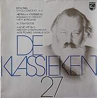 Brahms, krebbers, sawallisch-de klassieken 27 - violin concert in d, altrapsodie (lp, album)