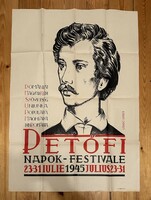Petőfi napok plakát 1945