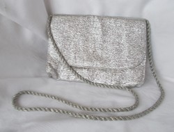 Olasz ezüst csillámos táska,party táska,retikül