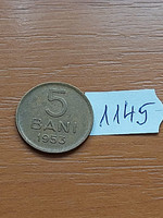 Romania 5 bani 1953 copper-zinc-nickel 1145