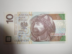 Lengyelország 10 zlotych 2016 UNC