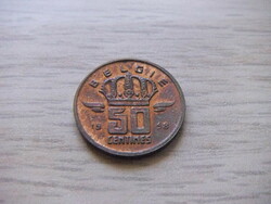 50 Cents 1958 Belgium