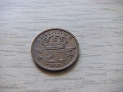 20 Cents 1957 Belgium