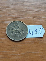 ROMÁNIA 5 BANI 1956 Réz-Cink-Nikkel 425