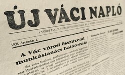 1956 December 1 / new Vác diary / original, old newspapers, comics, magazines no.: 1558