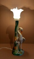 Kerámia gém asztali lámpa régi ALKUDHATÓ Art deco design