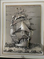 L. Moroni Sterling ezüsttel bevont relief 3D kép