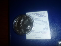 HUF 15,000 World Hunting Exhibition silver commemorative coin for sale! Pp unc