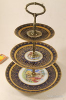 Antique m & z Czechoslovak tiered center table - tiered serving bowl