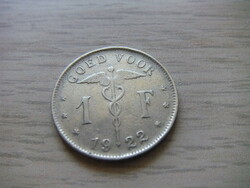 1 Franc 1922 Belgium