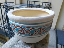 Large Greek ceramic bowl, diameter 30 cm
