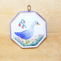 Goose ceramic baking dish, wall decoration